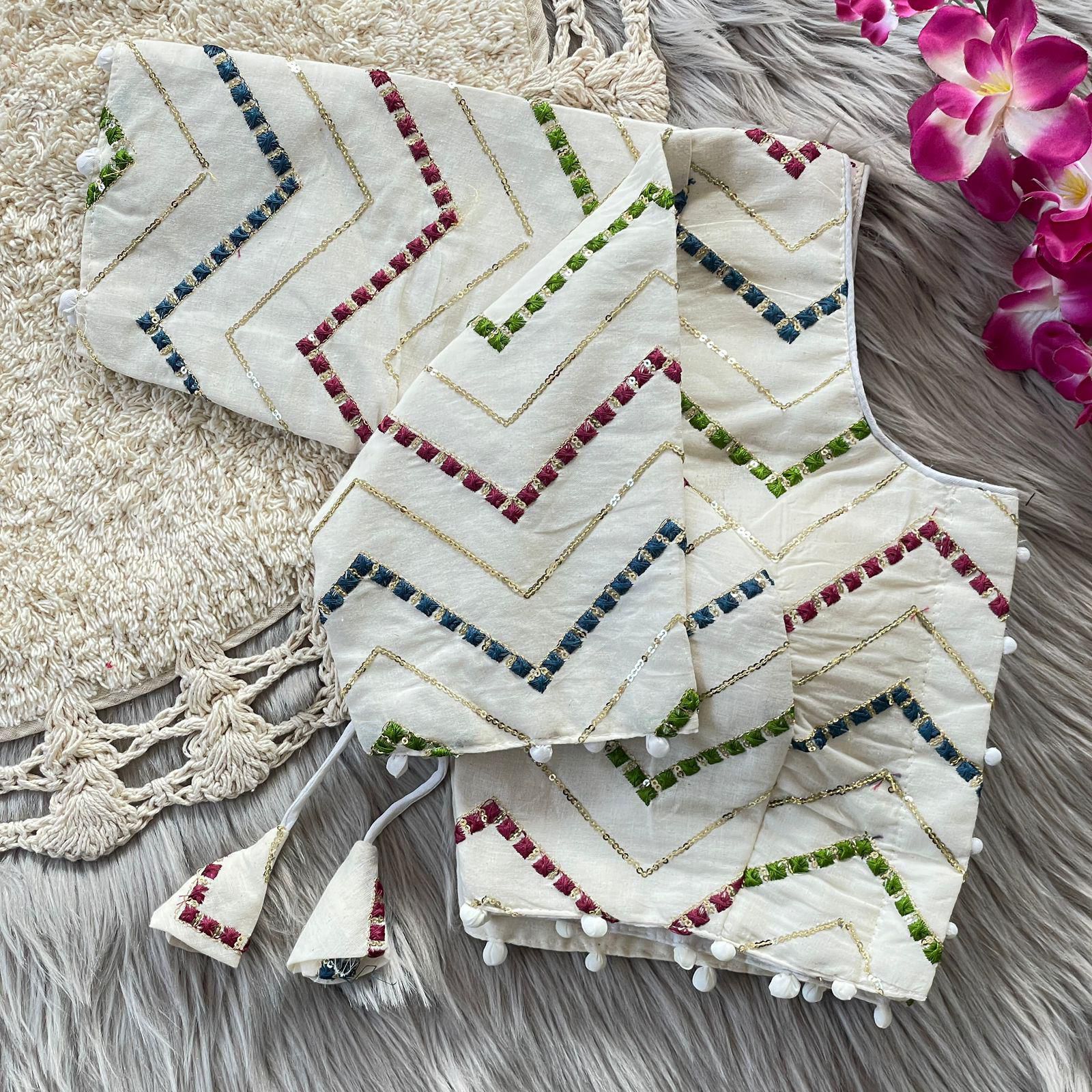 Khadi Princess Cut Blouse